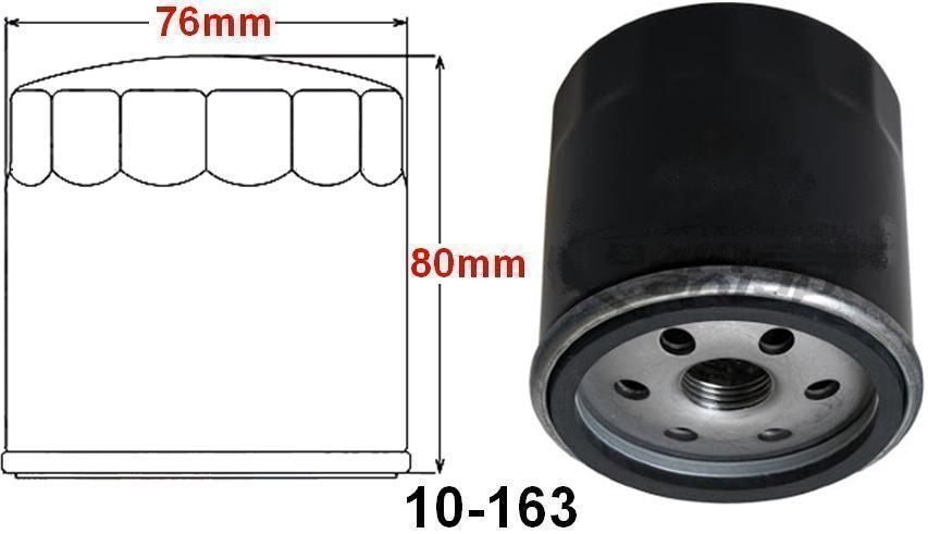 MOTRIX OIL FILTER SPIN ON 10-163