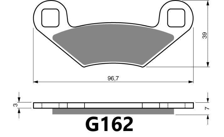 GPLFREN BRAKE PAD G146