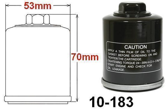 MOTRIX OIL FILTER SPIN ON TYPE 10-183