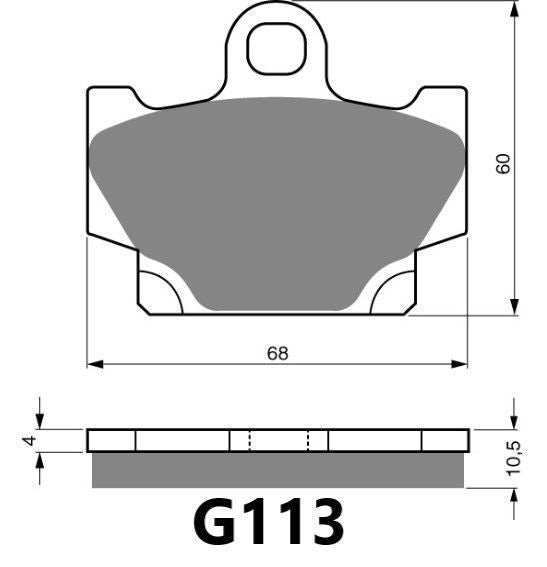 GOLDFREN BRAKE PAD G113