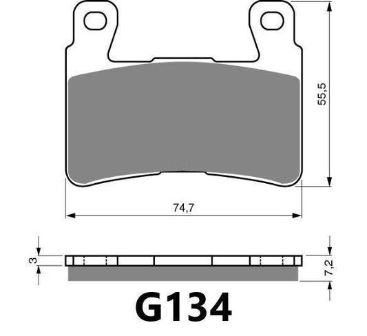 GOLDFREN BRAKE PAD G134