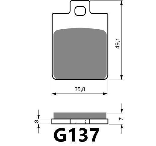 GOLDFREN BRAKE PAD G137