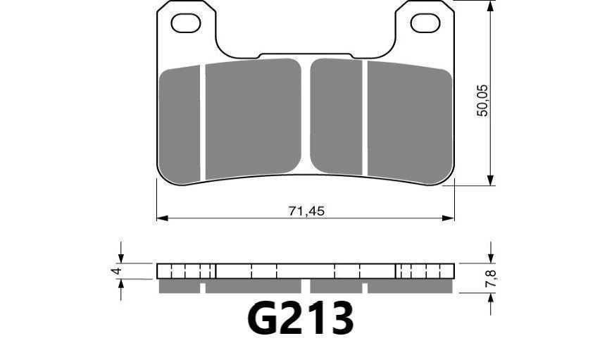 GOLDFREN BRAKE PAD G213