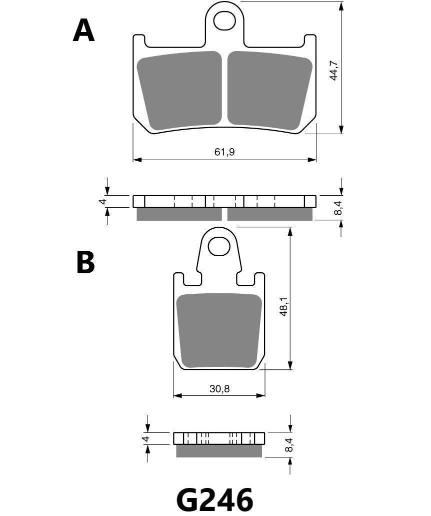 GOLDFREN BRAKE PAD G246