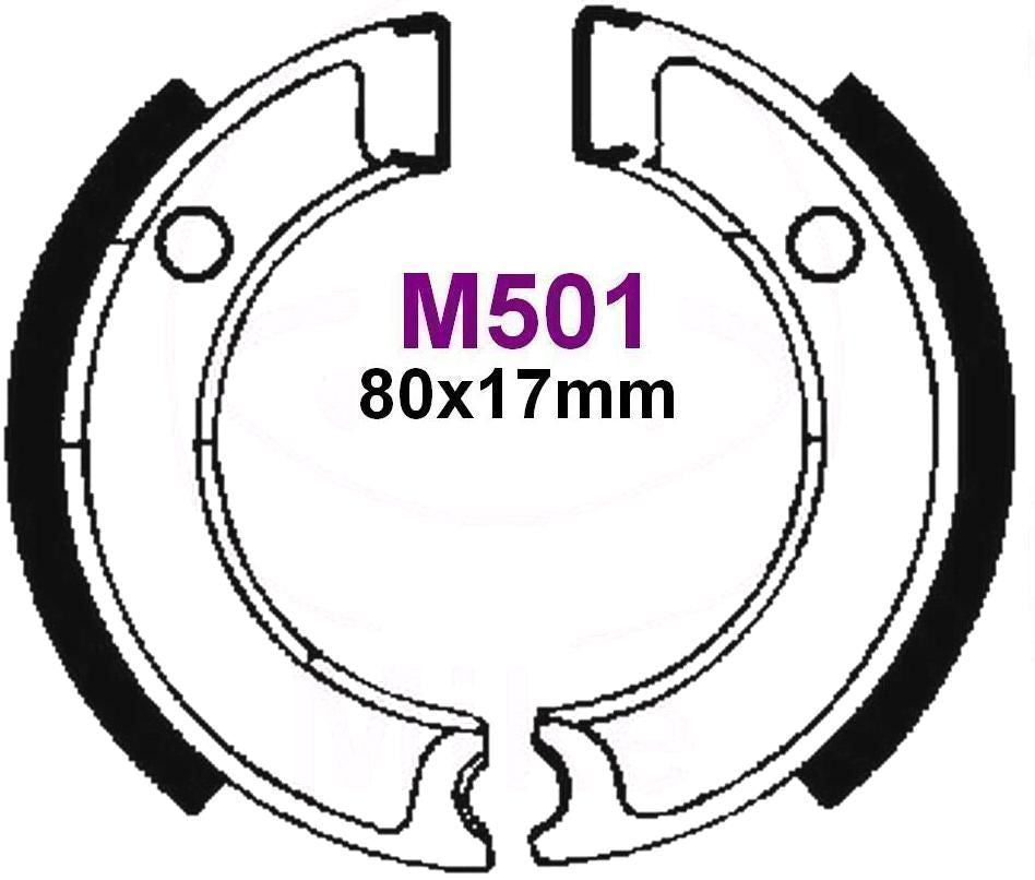 BRAKE SHOES (080x17)
