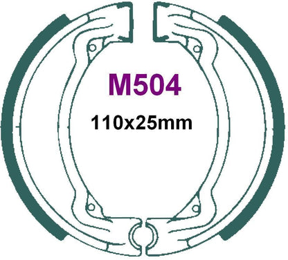 BRAKE SHOE (110x25)