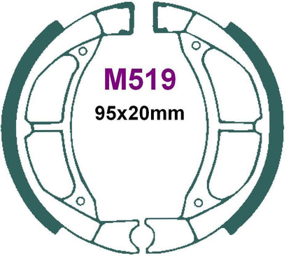 BRAKE SHOE (95mmx20mm)