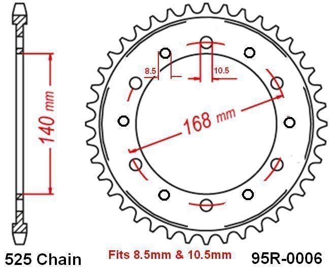REAR SPROCKET BMW