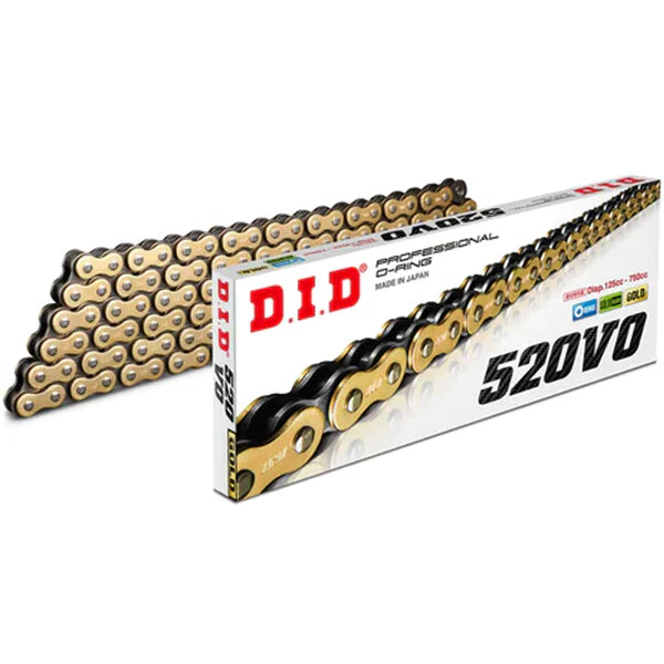 D.I.D CHAIN 520 VO GOLD O-RING