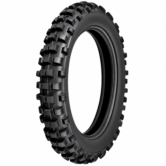 90/100-14 KNOBBY TYRE VGOOD TUBE TYPE 4PR REAR